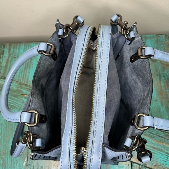 Coach Slate Blue Rogue 25 Riveted Mini Handbag 53405 Missing Hangtag - Picture 3 of 16